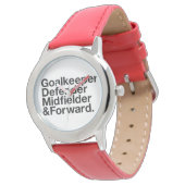 SOCCER Fan Horloge (Gekanteld)