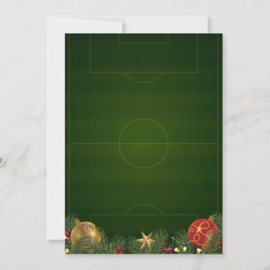 Soccer Fête Invitation (Dos)