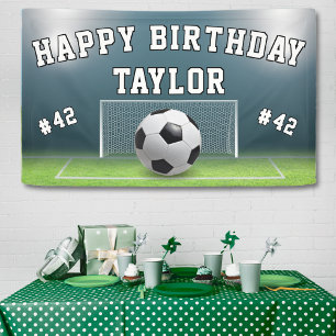 Soccer Field Football Sports Happy Birthday Spandoek