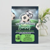 Soccer Fin de saison Banquet Party Invitation (Debout devant)
