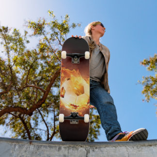 Soccer Fire Skateboard