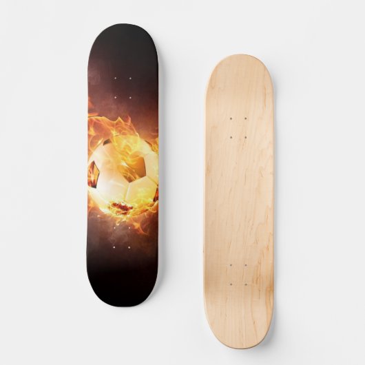 Soccer Fire Skateboard (Recto)