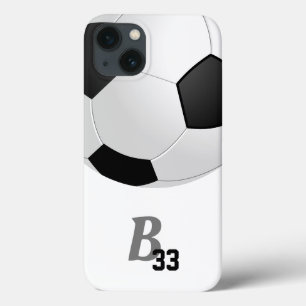 Soccer Football Ball Player Number Monogram Hoesje