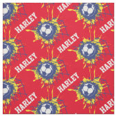 Soccer football objectif personnalisé nom tissu mo (Échantillon)