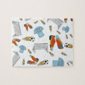 Soccer Football puzzle  (Horizontal)