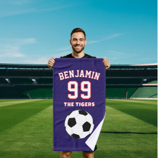 soccer Football sports towel, coach bath towel Handdoek