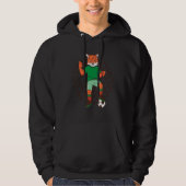 soccer fox playing hoodie (Voorkant)