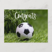 Soccer Gefeliciteerd met speler en Soccer fan
