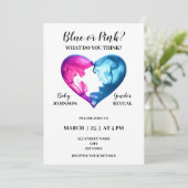 Soccer gender laat zien kaart (Staand voorkant)