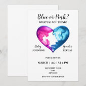 Soccer gender laat zien kaart (Voorkant / Achterkant)