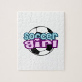 Soccer Girl Legpuzzel (Verticaal)