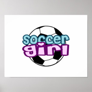 Soccer Girl Poster
