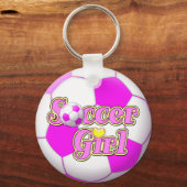 Soccer Girl Sleutelhanger (Voorkant)