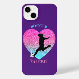 Soccer Girls Paars OtterBox iPhone Case