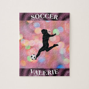 Soccer Girls Plum Sparkle Color Blast Legpuzzel