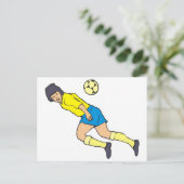 Soccer Goal Briefkaart (Staand voorkant)