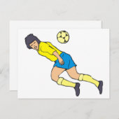 Soccer Goal Briefkaart (Voorkant / Achterkant)