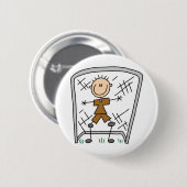 Soccer Goalie Button (Voorkant /achterkant)