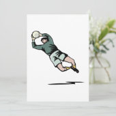 Soccer Goalie Kaart (Staand voorkant)