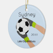 Soccer Goalie Keepomwille Ornament (Links)
