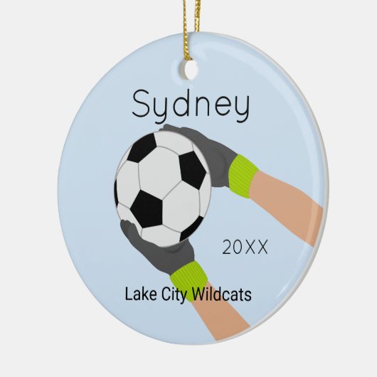 Soccer Goalie Keepomwille Ornament (Links)