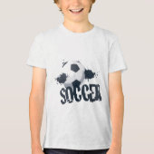 Soccer Graffiti Kids T-Shirt (Voorkant)