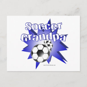 Soccer Grandpa Briefkaart