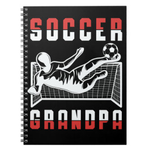 Soccer Grandpa Sportsman Granddad Notitieboek