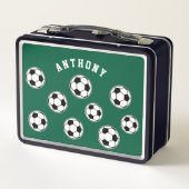 Soccer Green Personalised Kids Back to School (Achterkant)