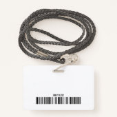 Soccer Heart Foto Logo Barcode Sjabloon Coach Badge (Achterkant met draagriem)