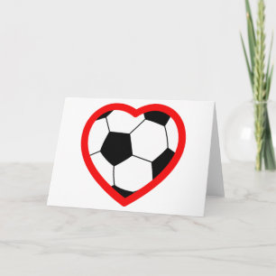 Soccer Heart Kaart