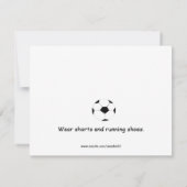 Soccer Heure Anniversaire Fête Invitation (Dos)