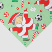 Soccer Holiday Gift Tissuepapier (Detail)