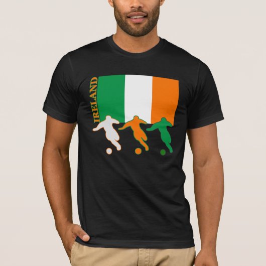 Soccer Ireland Dark T-Shirt (Voorkant)