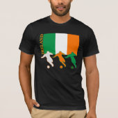 Soccer Irlande T-shirt noir (Devant)