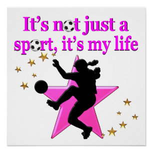 SOCCER IS MIJN LEVEN PERFECT POSTER