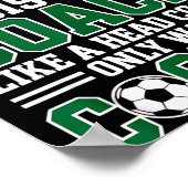 Soccer Istant Coach Like A Head Coach Only Way Coo Poster (Hoek)