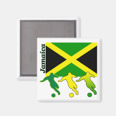 Soccer Jamaica Magneet (Voorkant / Achterkant)