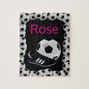 Soccer Jigsaw Puzzle noir