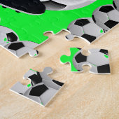 Soccer Jigsaw Puzzle vert brillant (Côté)