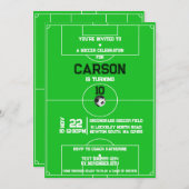 Soccer Kaart (Voorkant / Achterkant)