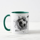 Soccer Keepsaké Mug (Gauche)