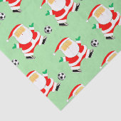 Soccer Kerstmis Tissuepapier (Detail)
