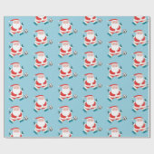Soccer kerstwrapping Paper Cadeaupapier (Vlak)