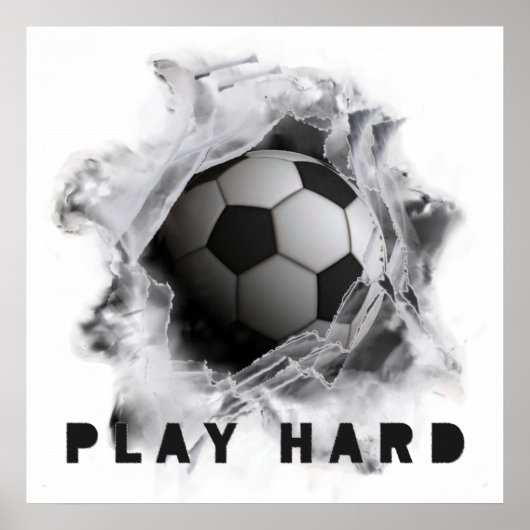 Soccer Kick Poster (Voorkant)