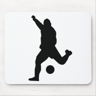 Soccer Kick Silhouette Muismat