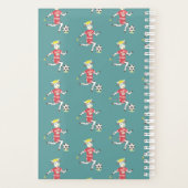 Soccer koe kind schoolplanner planner (Achterkant)