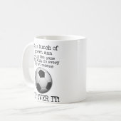 Soccer Le Dépasser Drôle Mug FIFA Humour (Devant gauche)