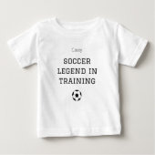 Soccer Legend Training Baby Name Outfit (Voorkant)