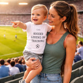 Soccer Legend Training Baby Name Outfit